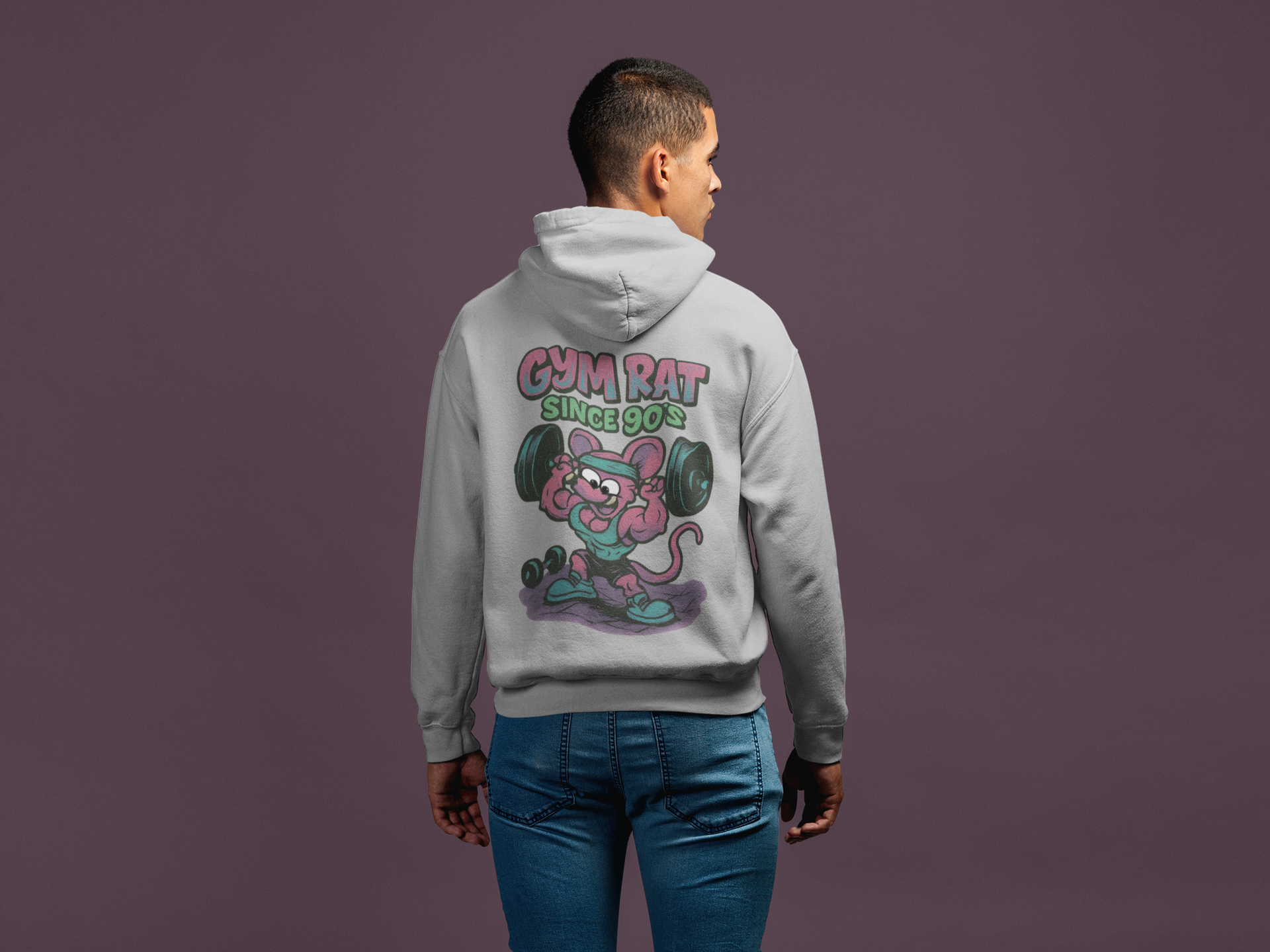Sudadera "Gym Rat Since 90's"