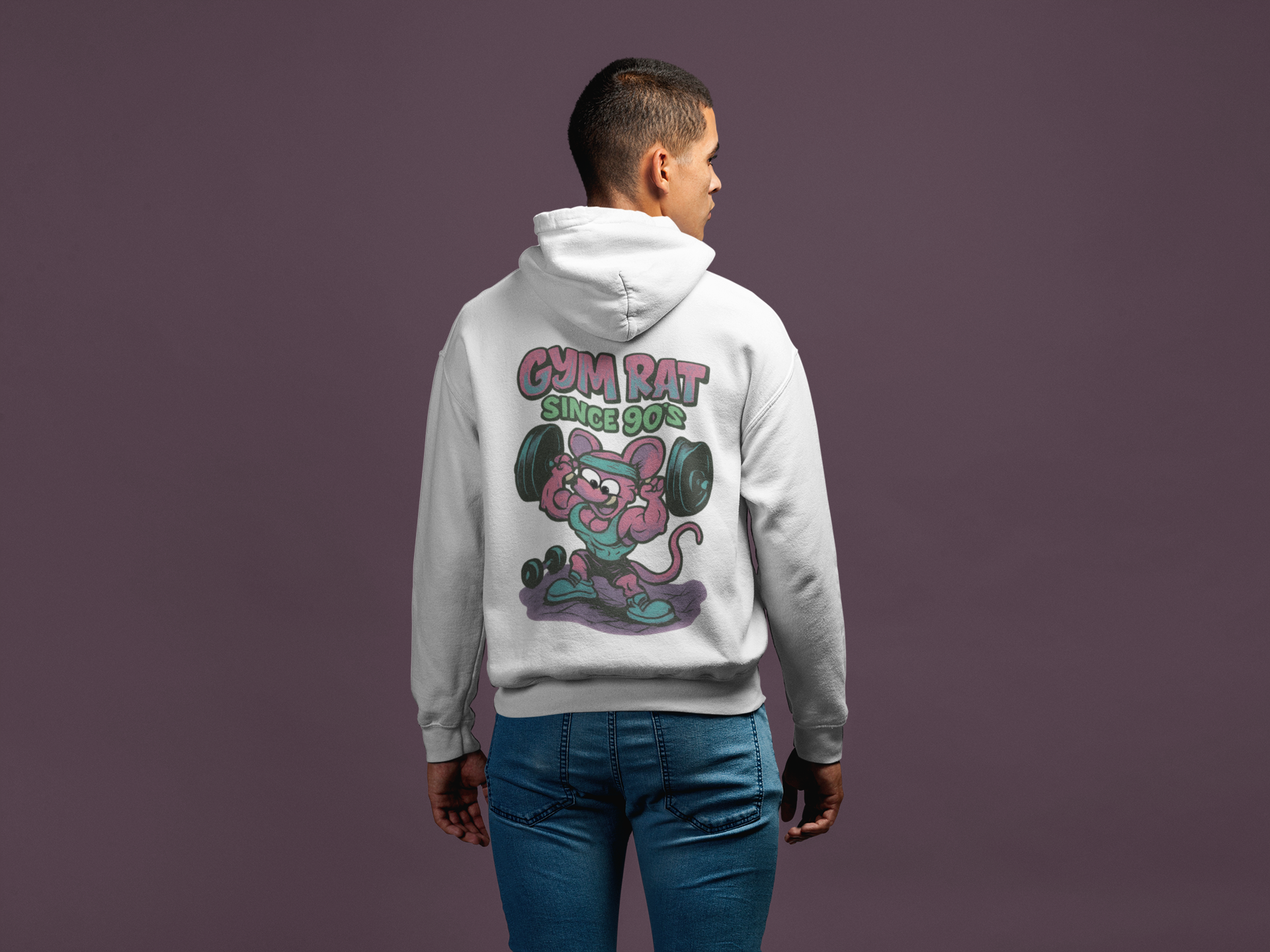 Sudadera "Gym Rat Since 90's"