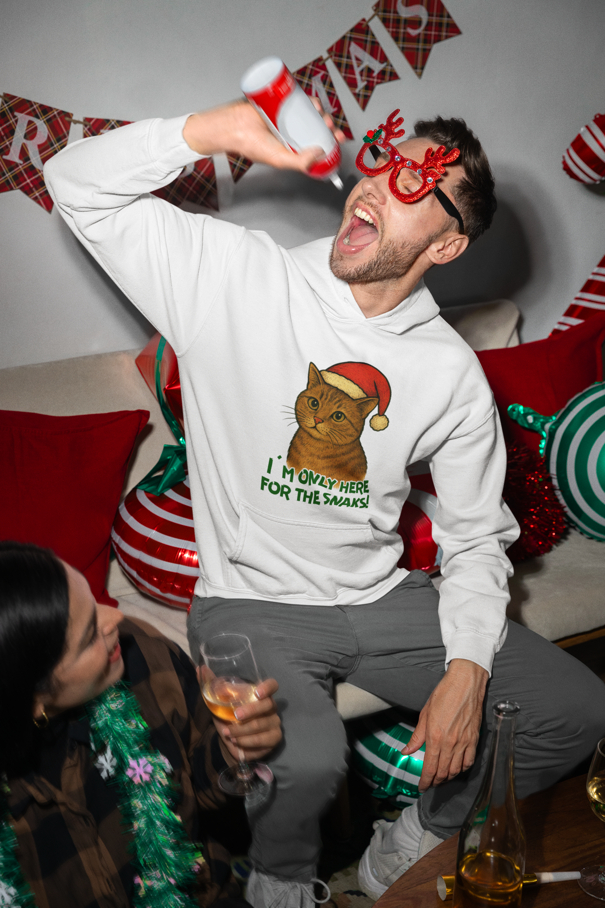 Sudadera I'm Only Here for the Snaks!