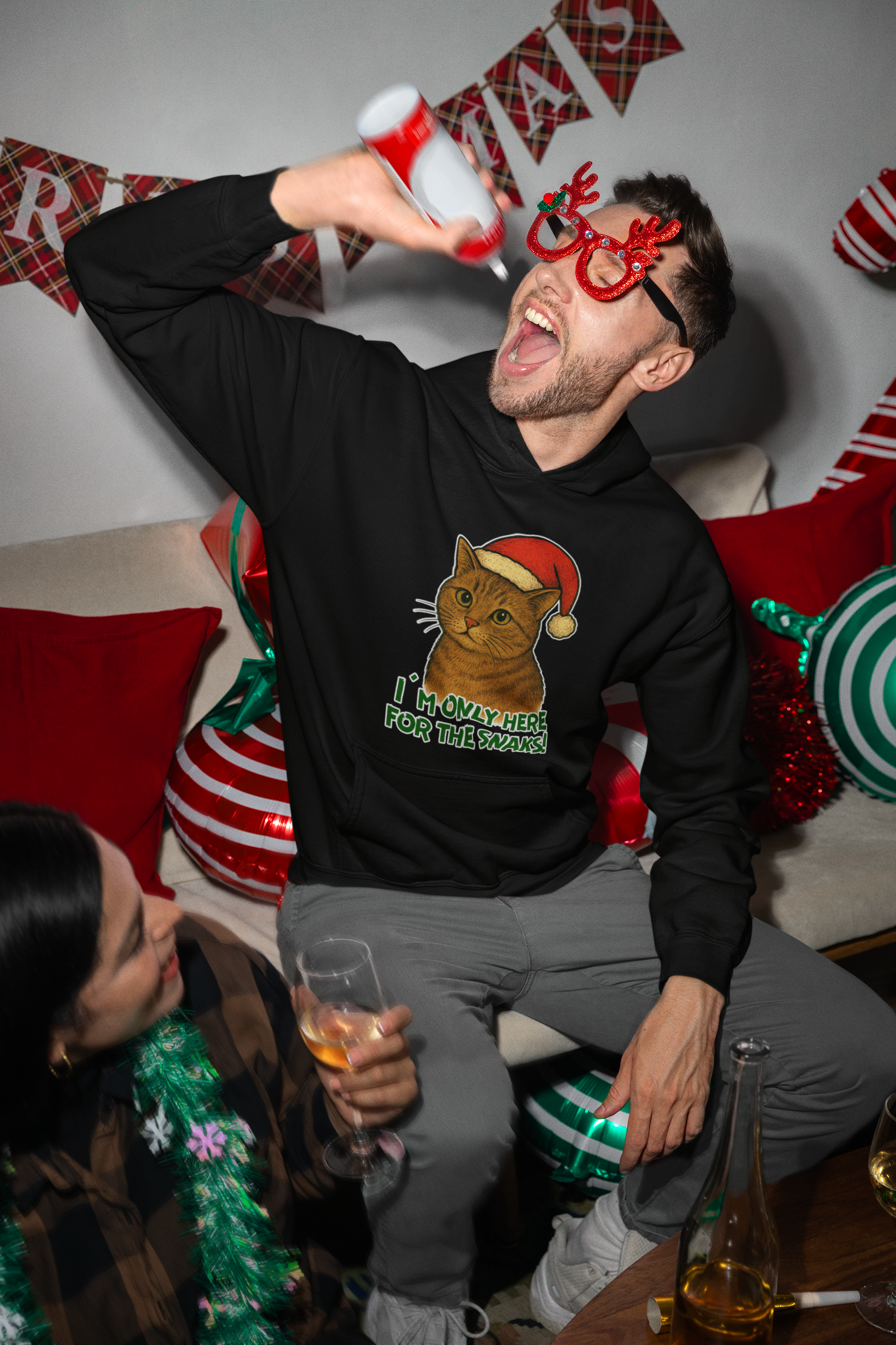 Sudadera I'm Only Here for the Snaks!