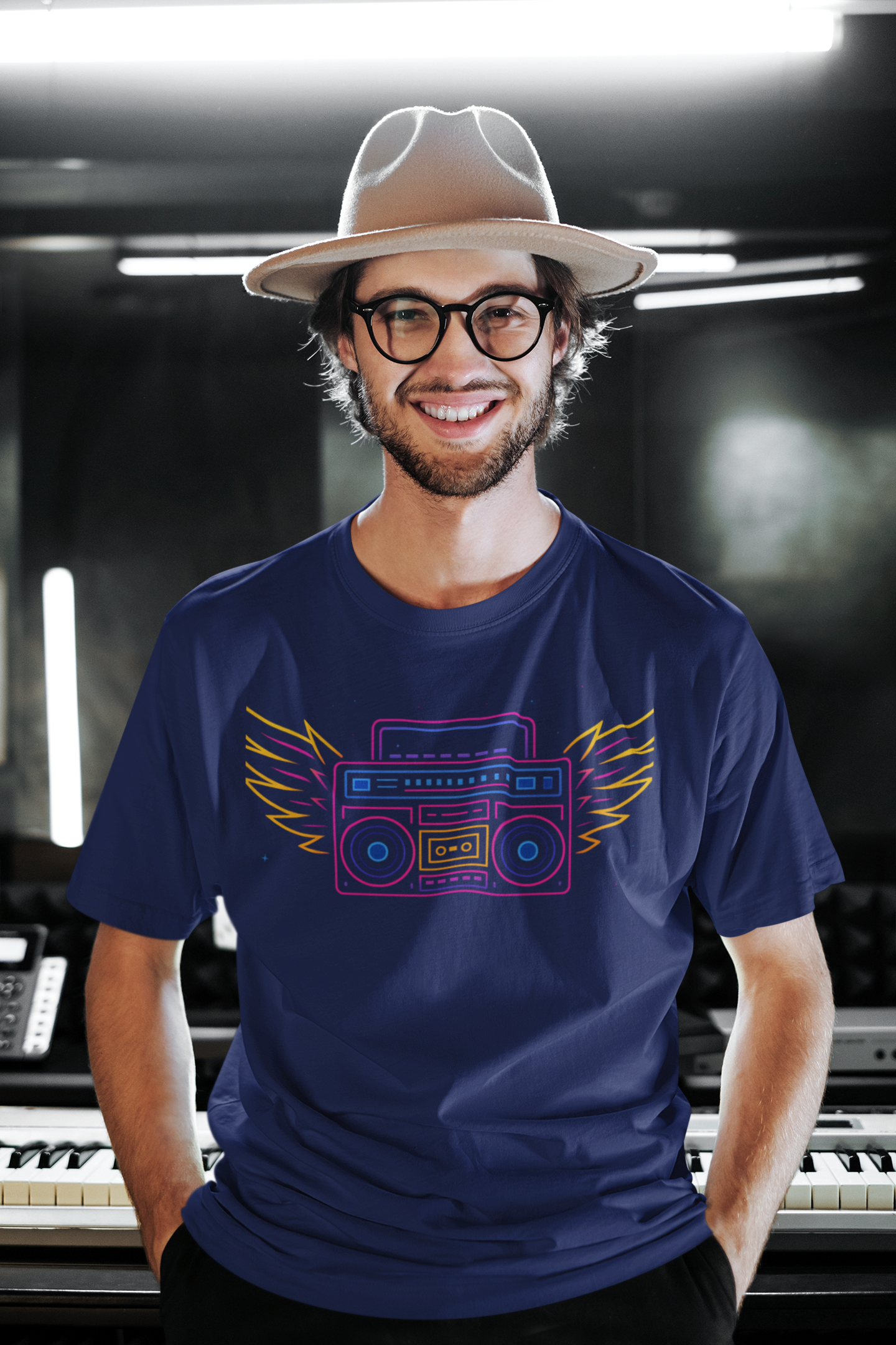 Playera Oversize "RADIO WINGS"