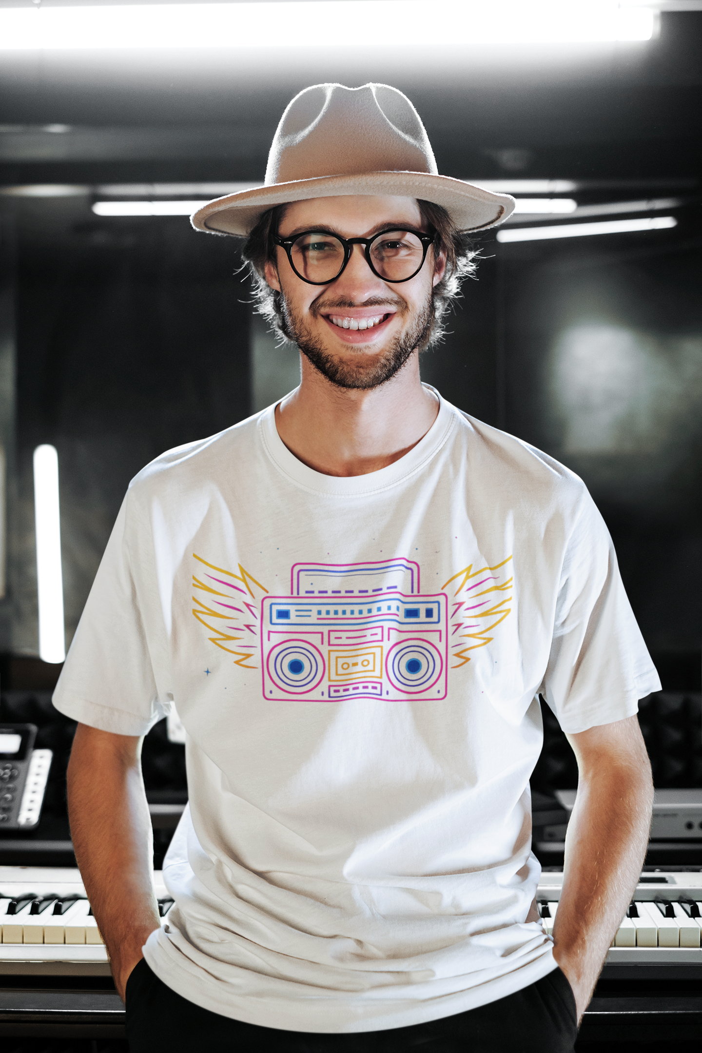 Playera Oversize "RADIO WINGS"