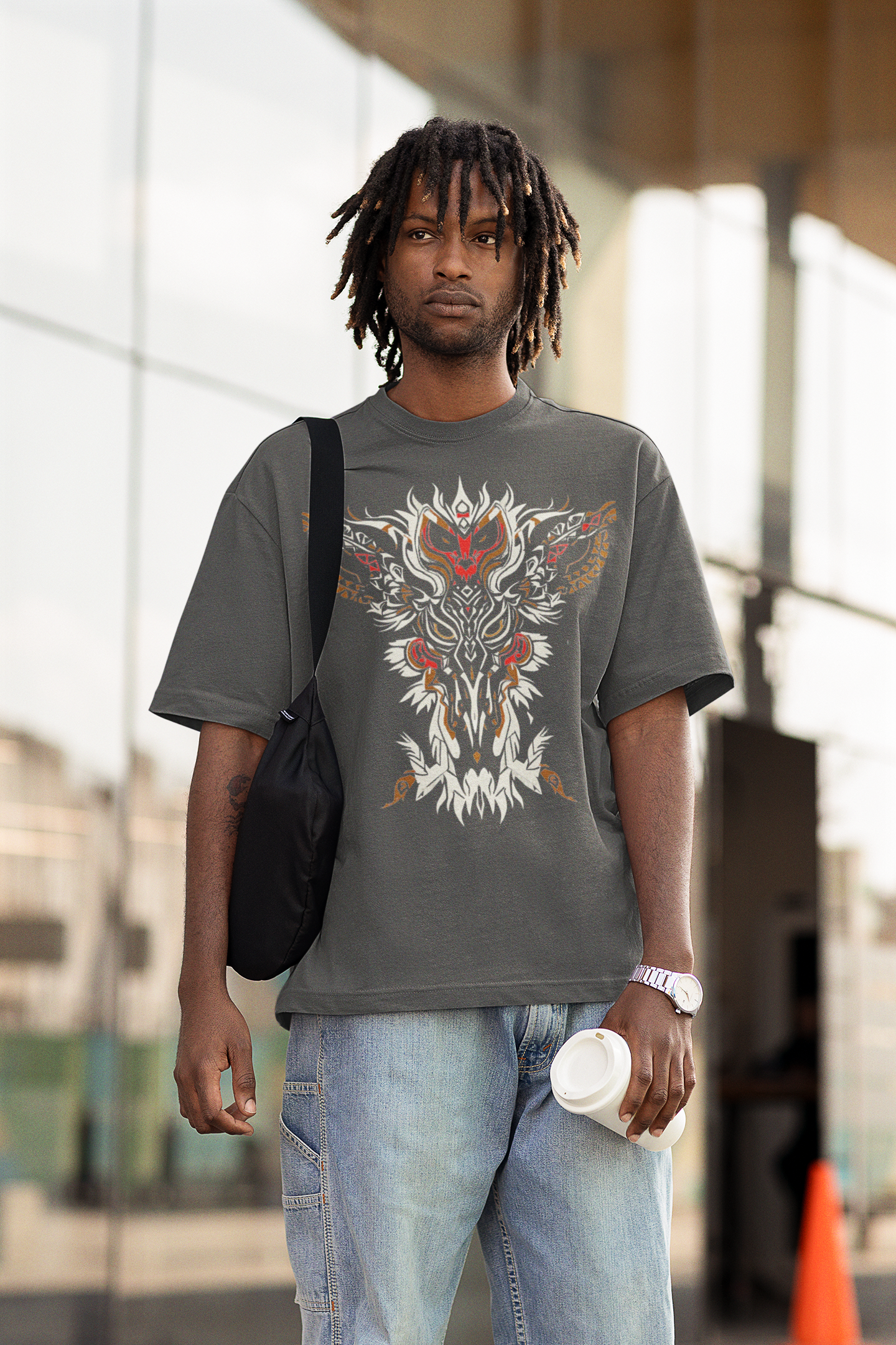 Playera Oversize Sky Warden