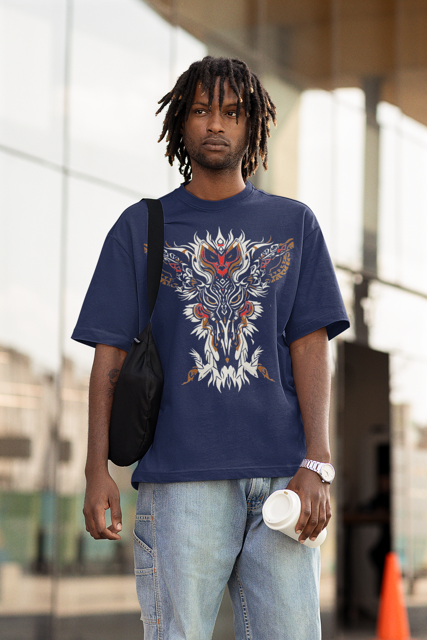 Playera Oversize Sky Warden