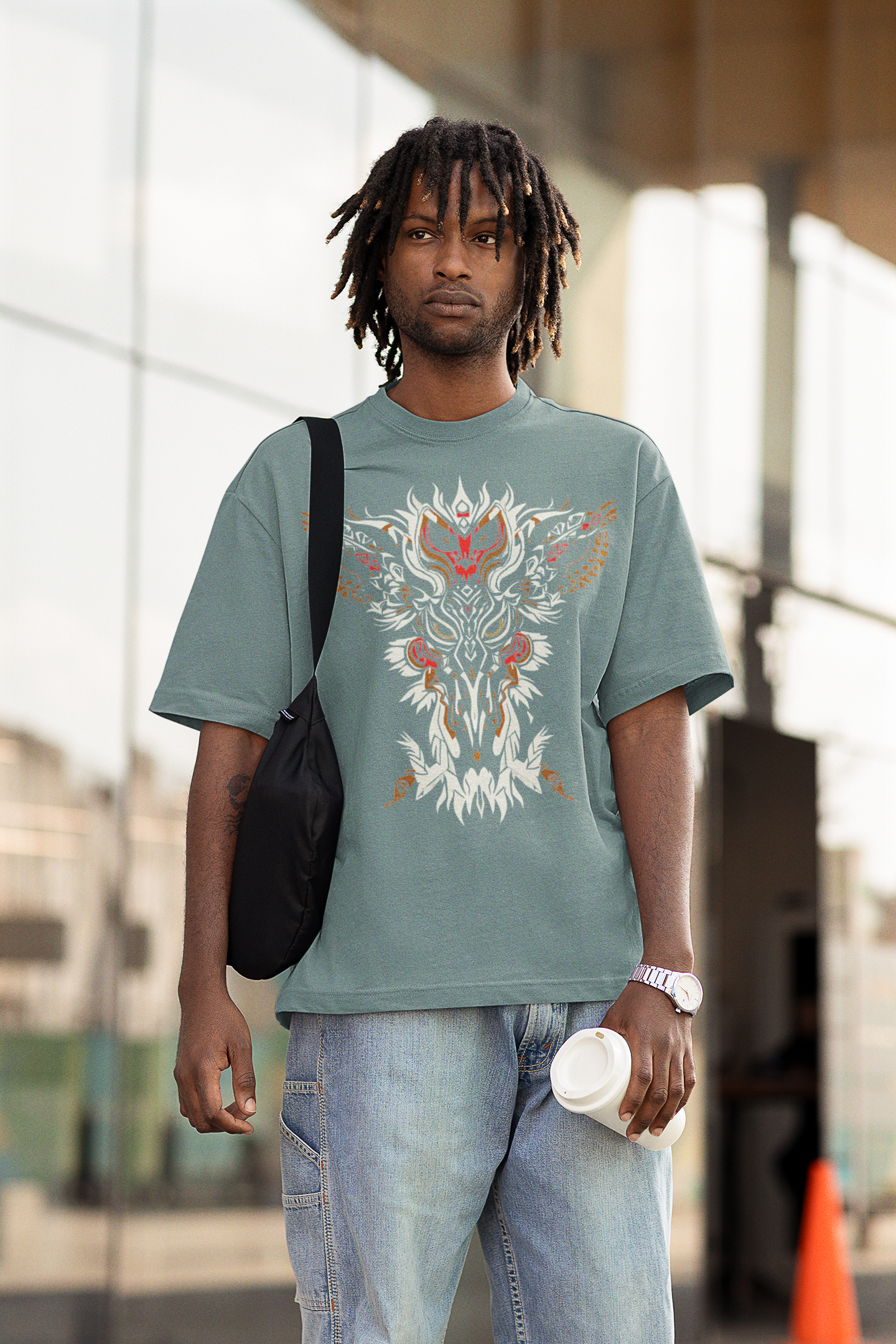 Playera Oversize Sky Warden