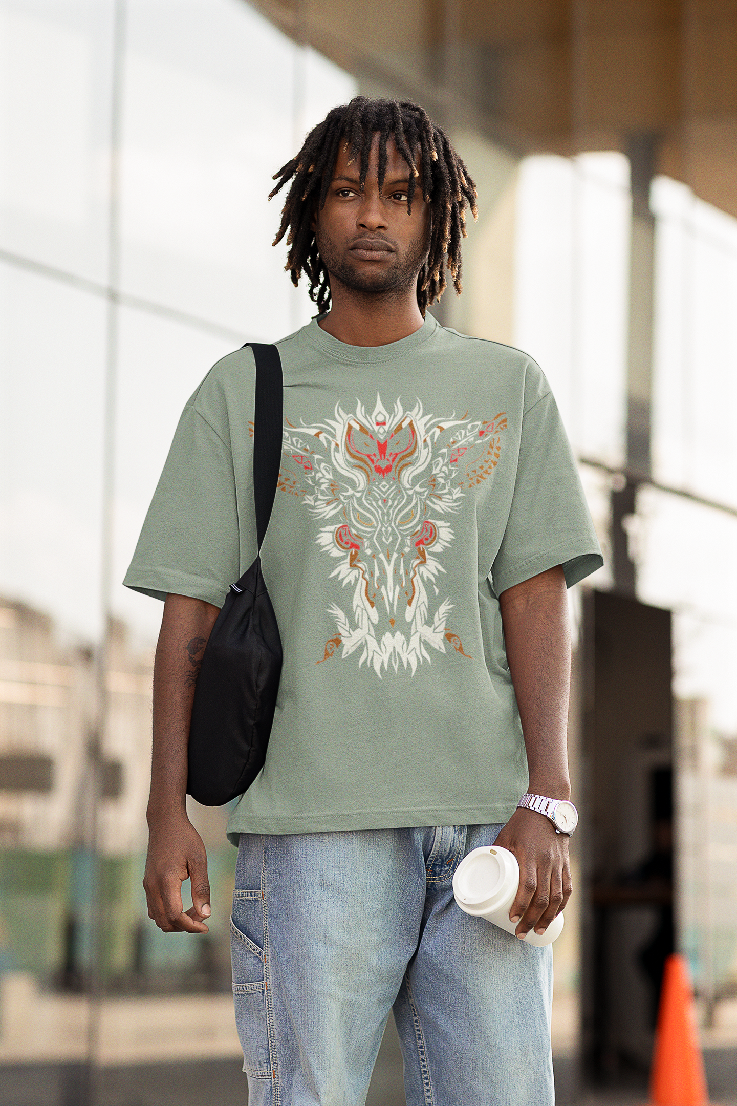 Playera Oversize Sky Warden