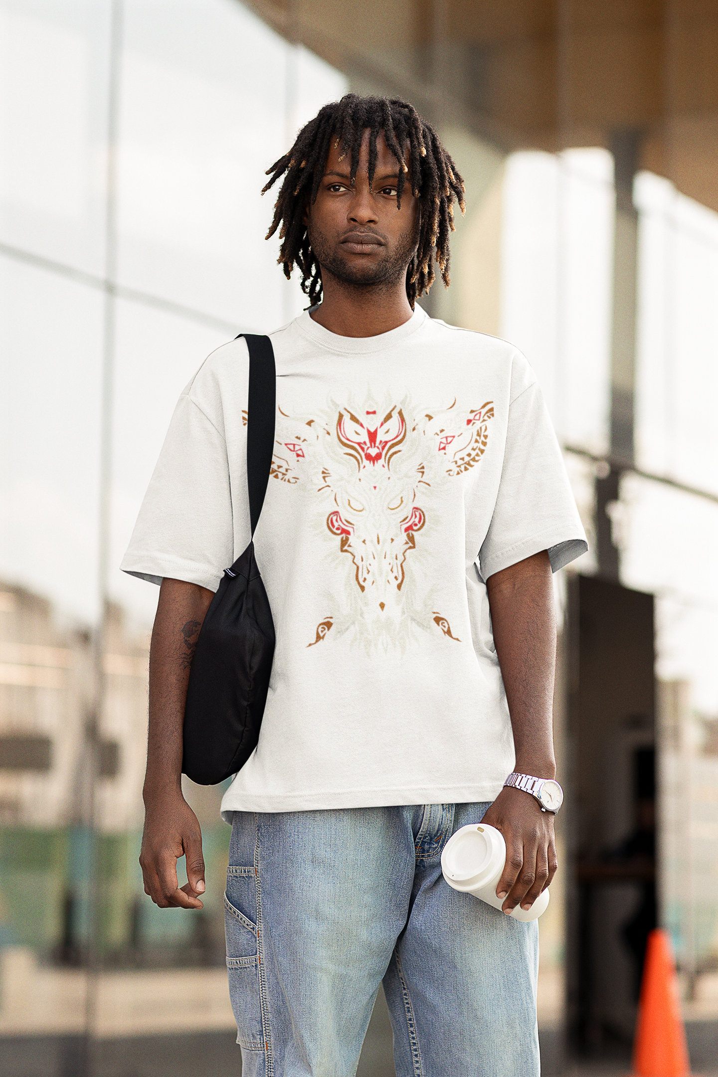 Playera Oversize Sky Warden