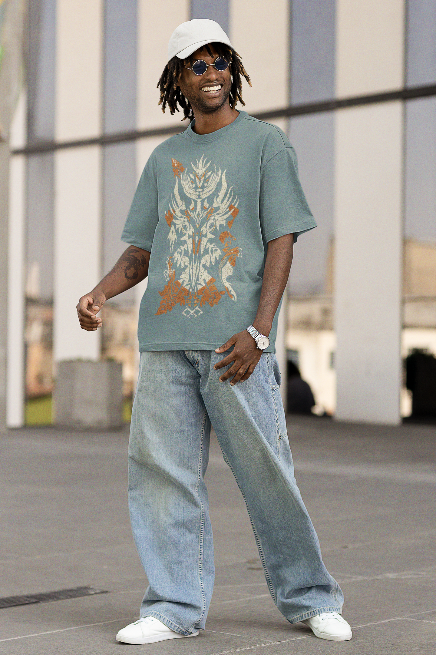 Playera Oversize "Flameborn"
