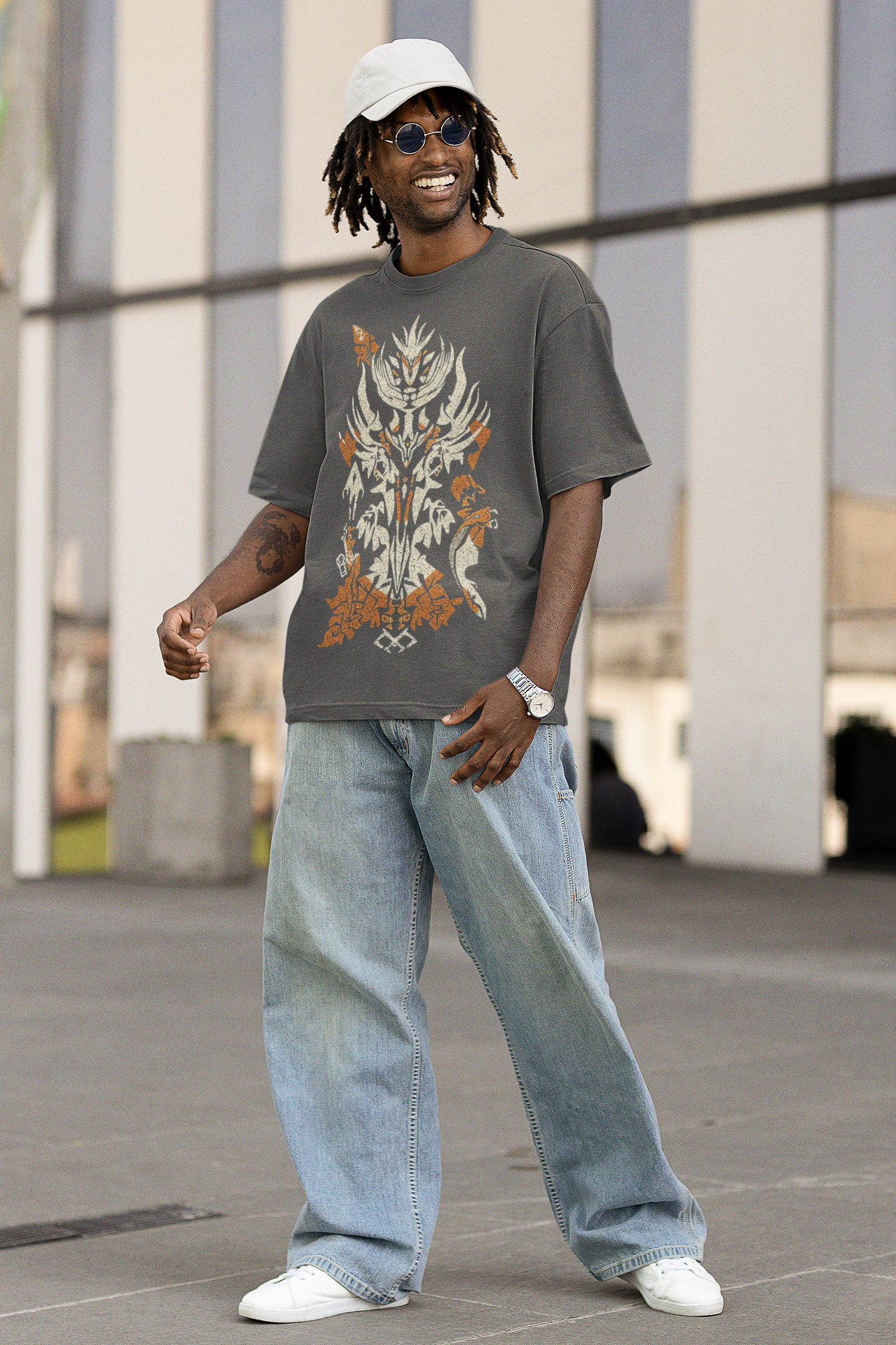 Playera Oversize "Flameborn"