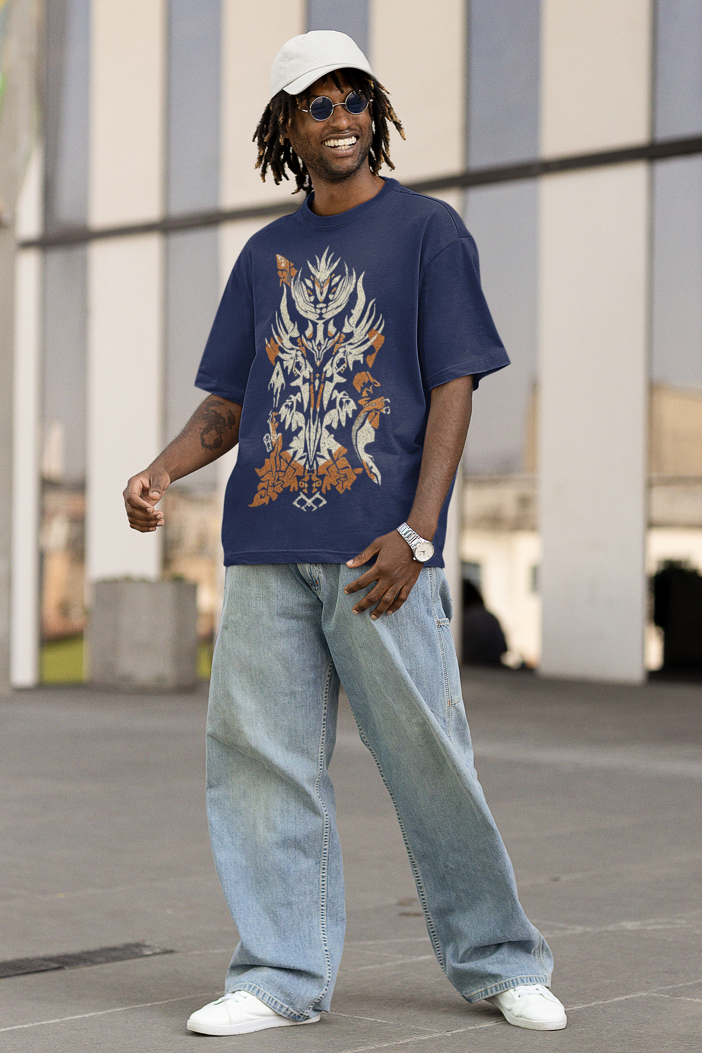 Playera Oversize "Flameborn"