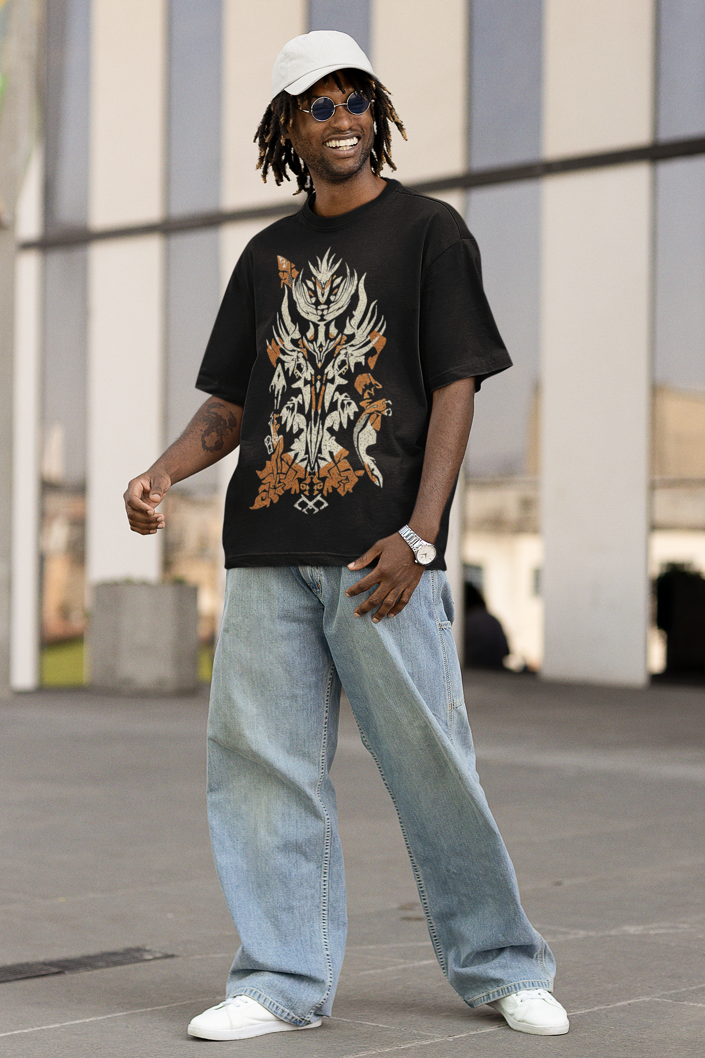 Playera Oversize "Flameborn"