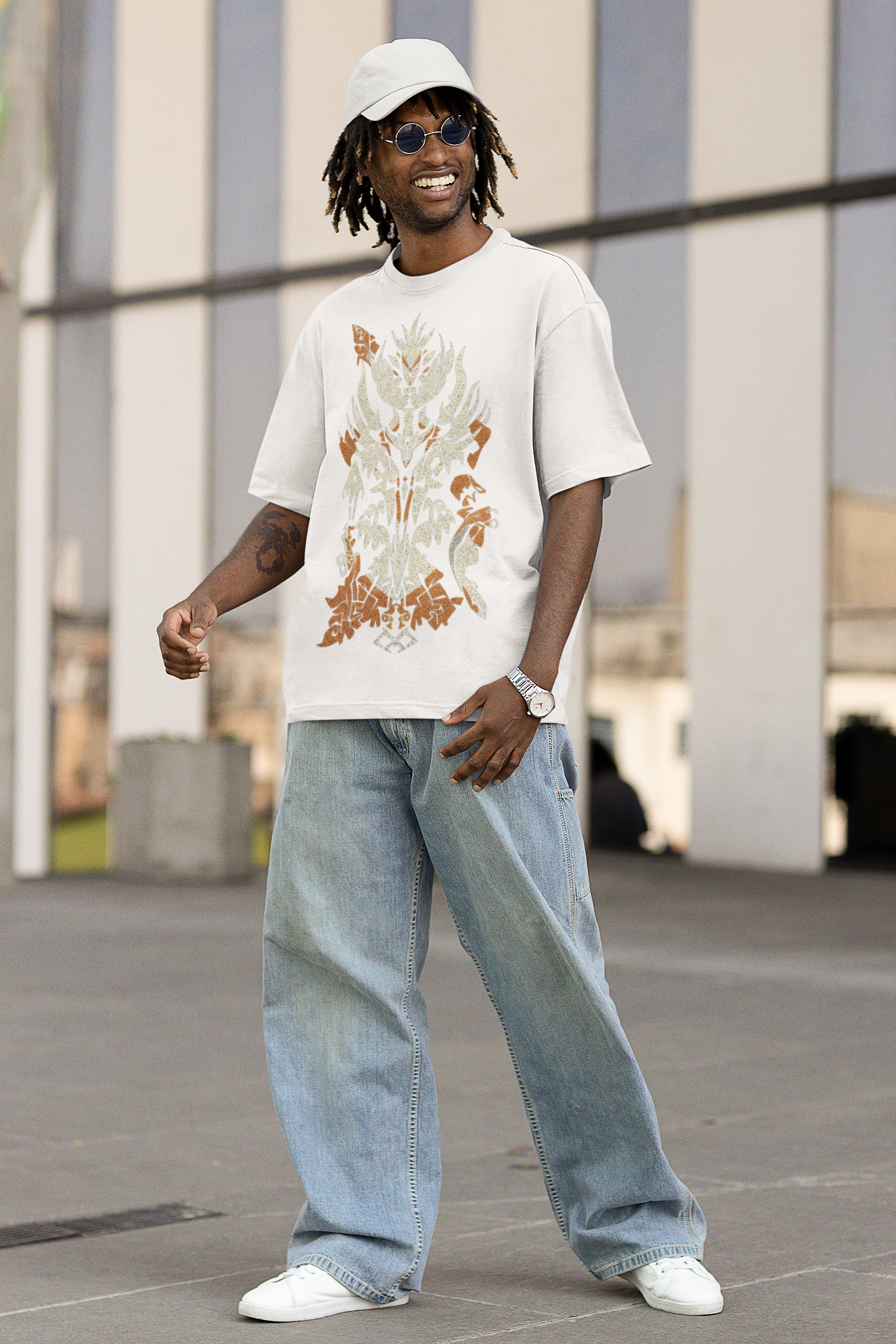 Playera Oversize "Flameborn"