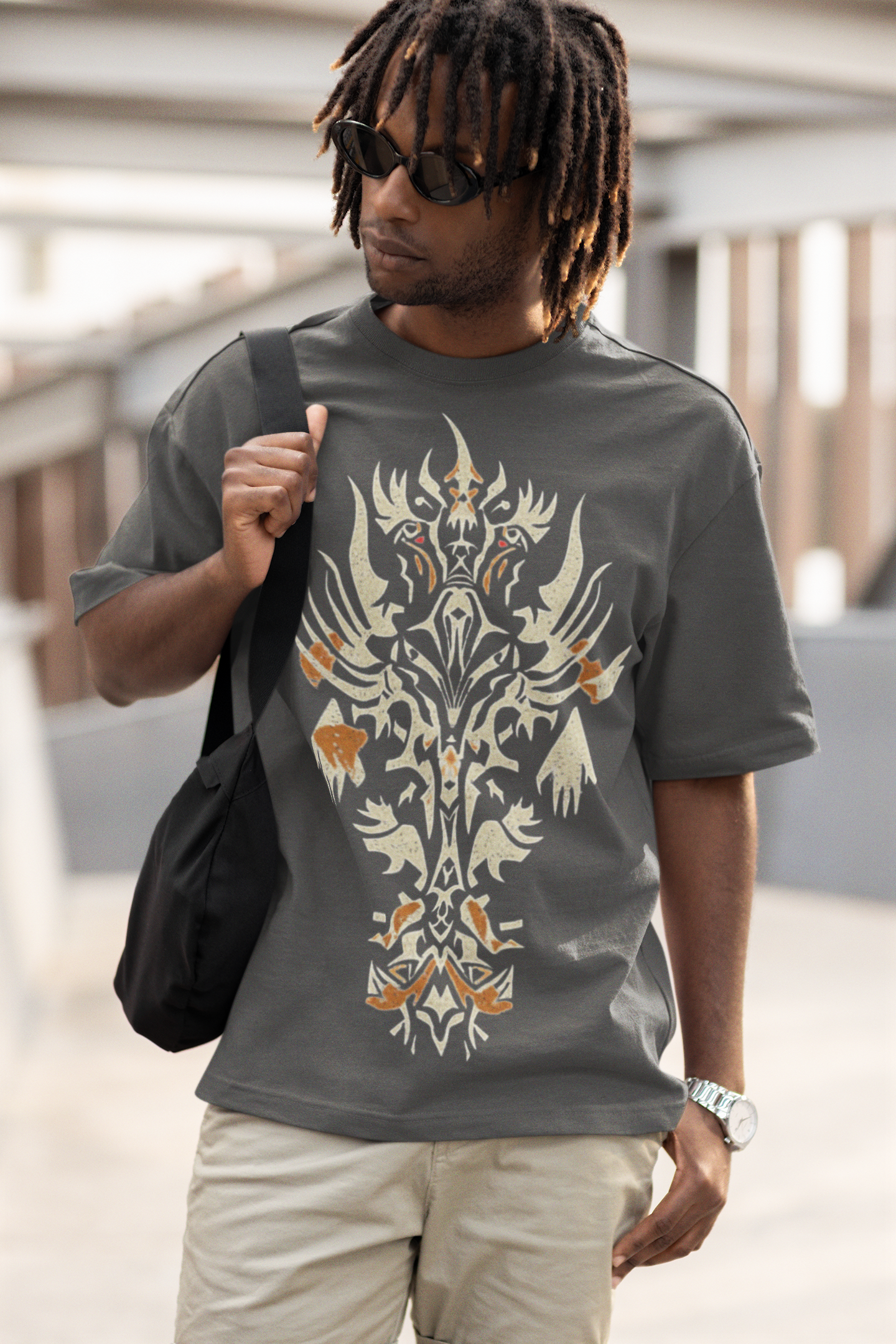 Playera Oversize "Ash Guardian"
