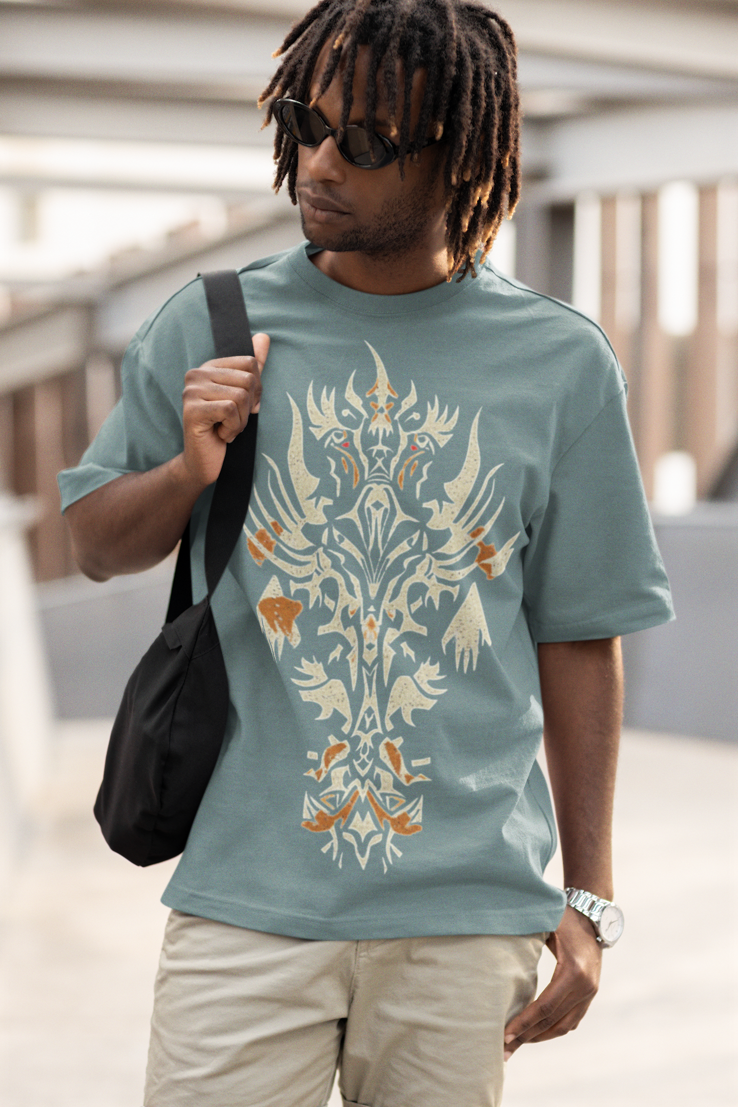 Playera Oversize "Ash Guardian"