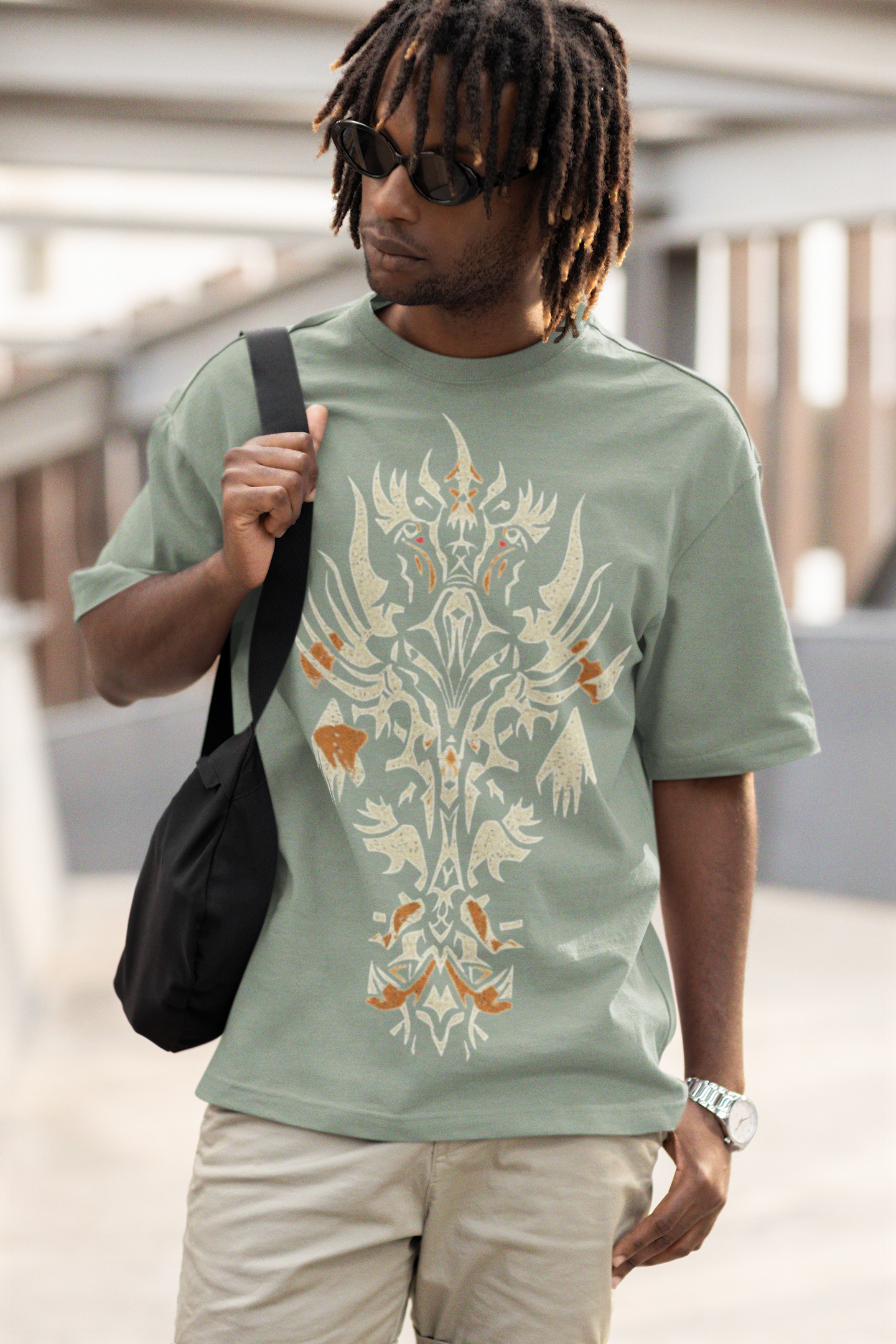 Playera Oversize "Ash Guardian"
