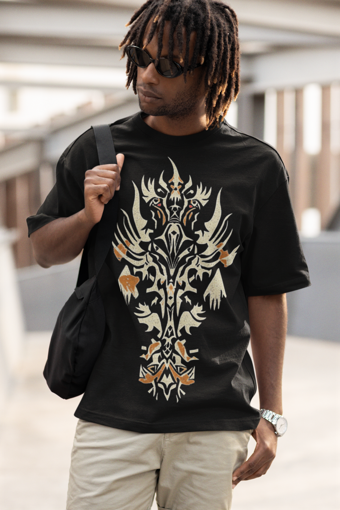 Playera Oversize "Ash Guardian"