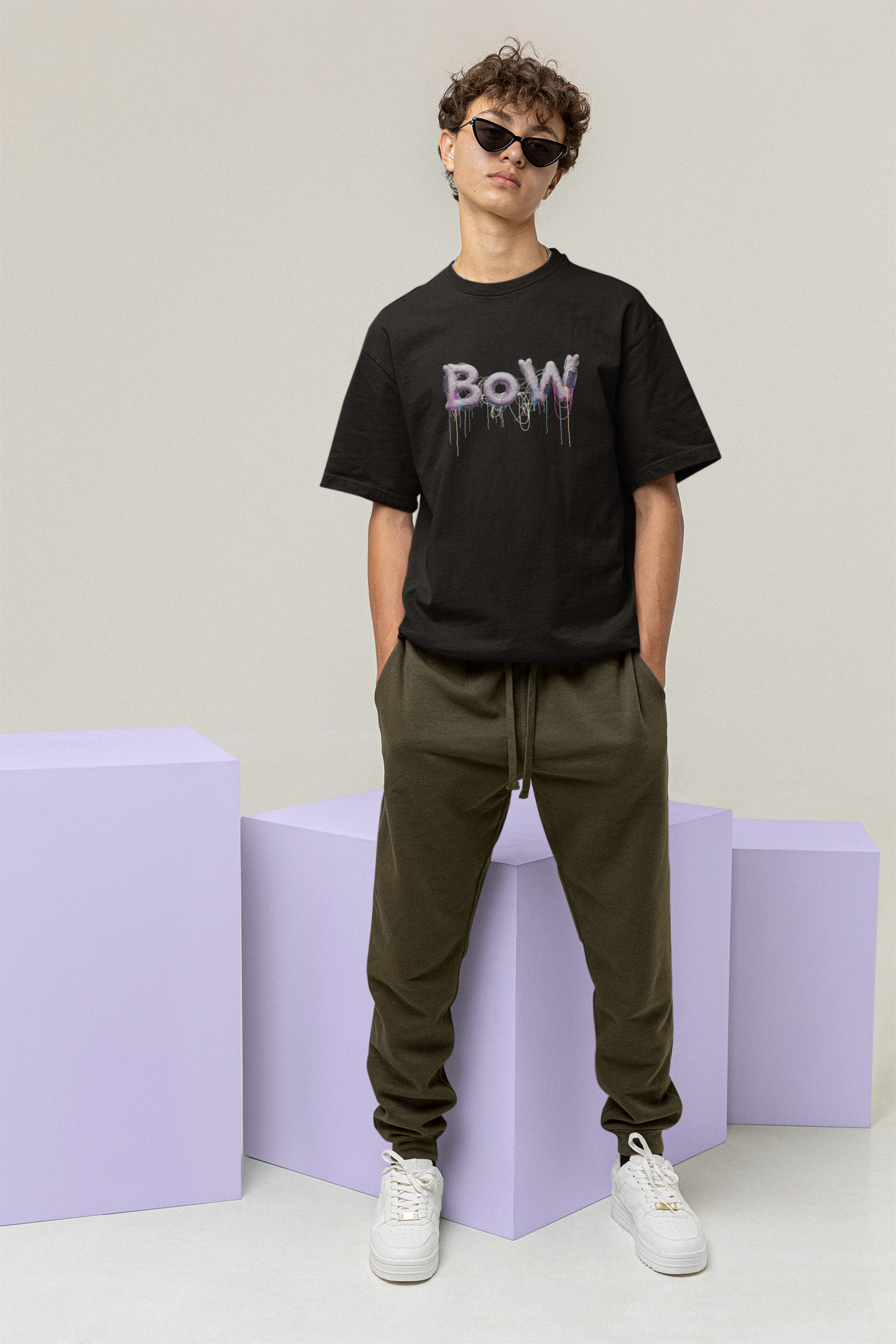 Playera Oversize "VHS SKULL"