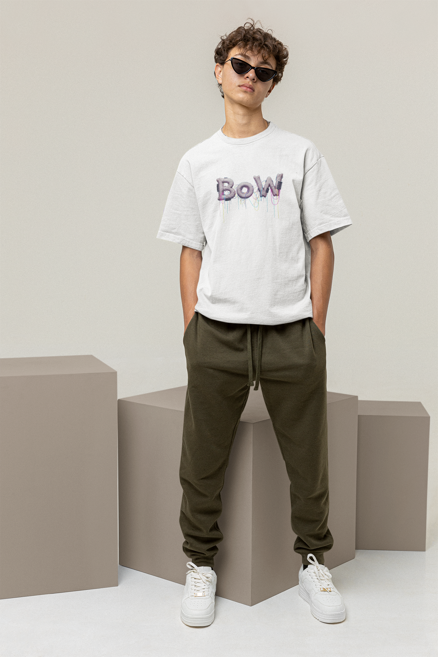Playera Oversize "VHS SKULL"