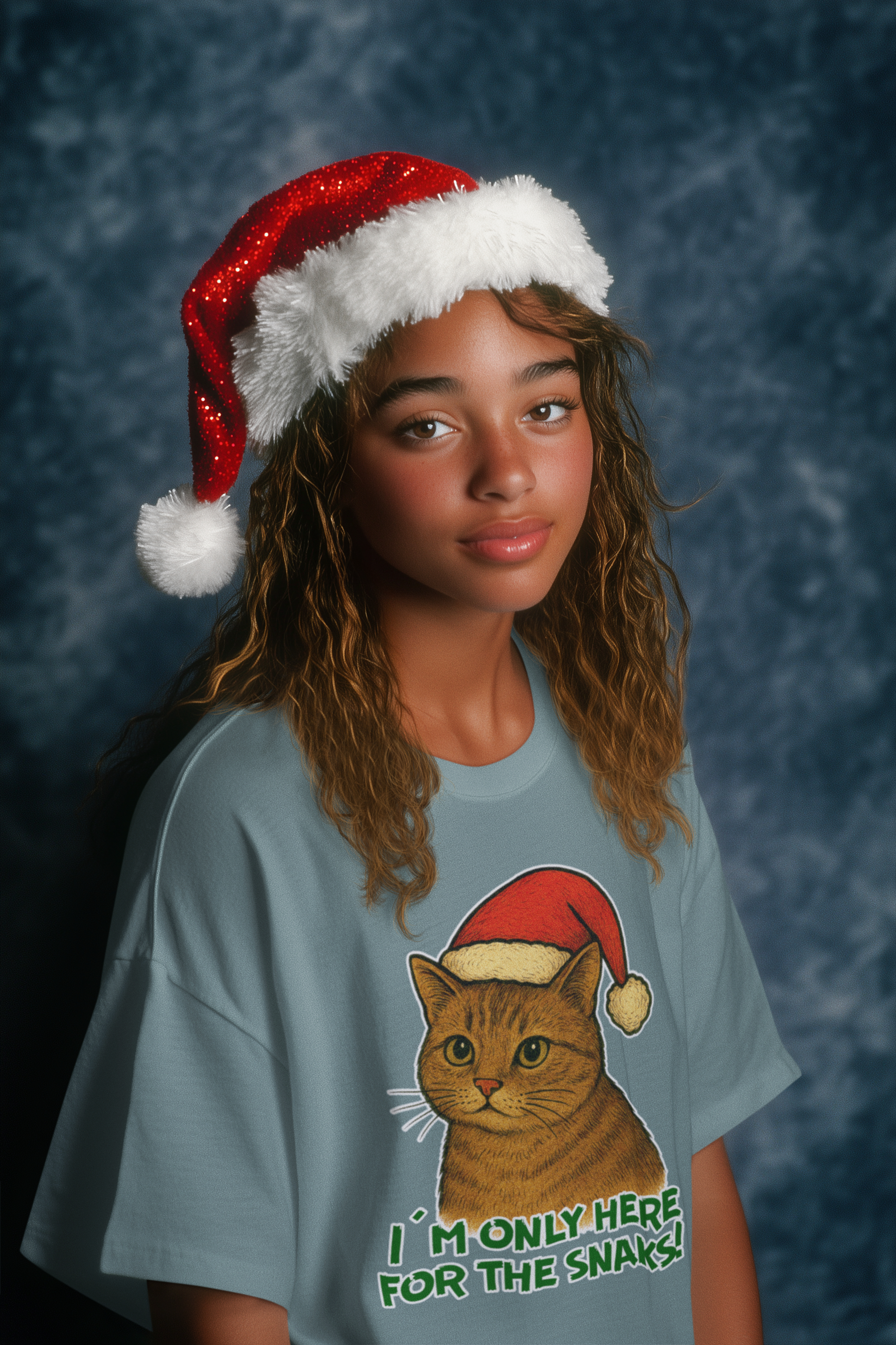 Playera Oversize I'm Only Here for the Snaks!