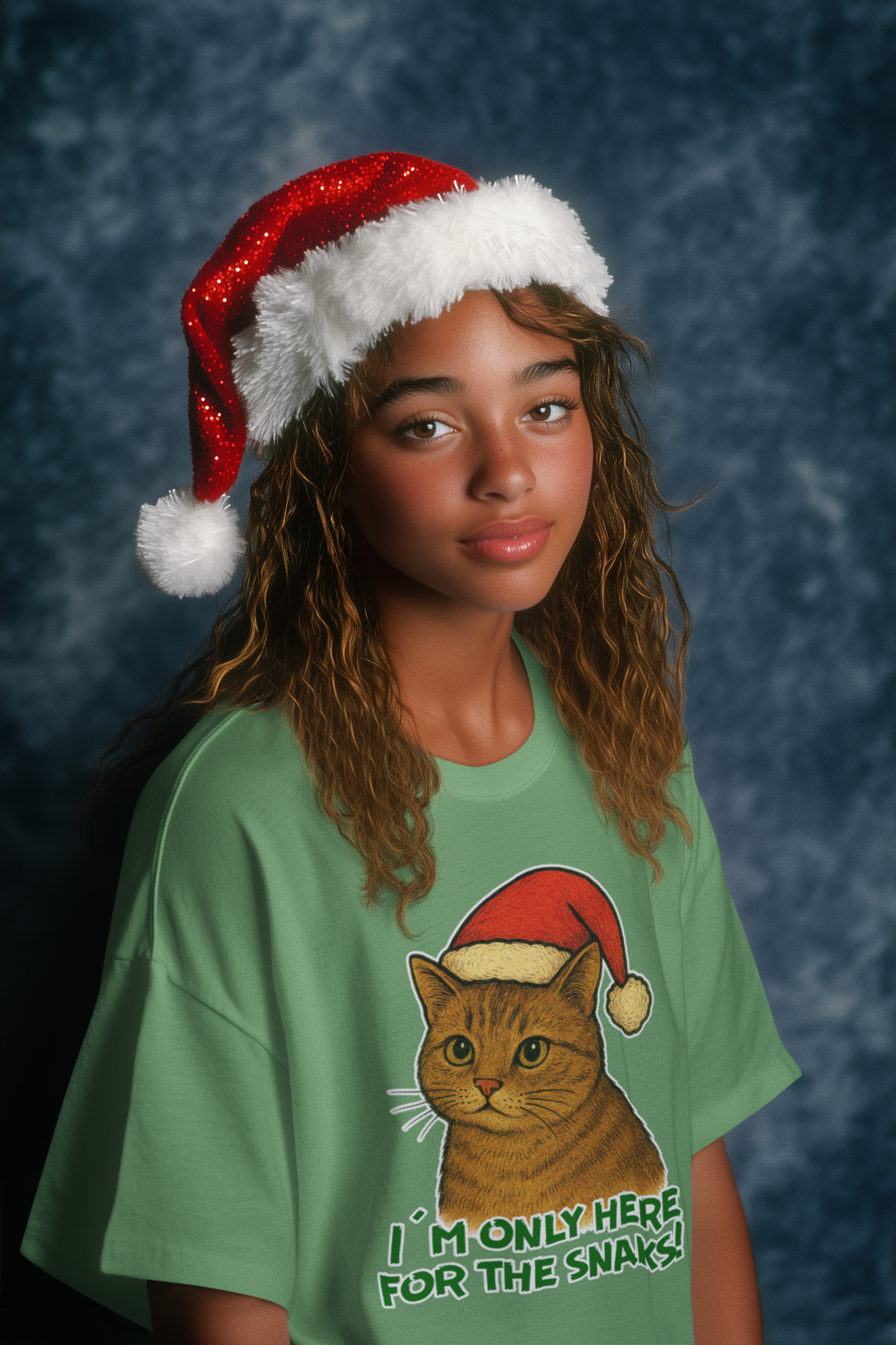 Playera Oversize I'm Only Here for the Snaks!