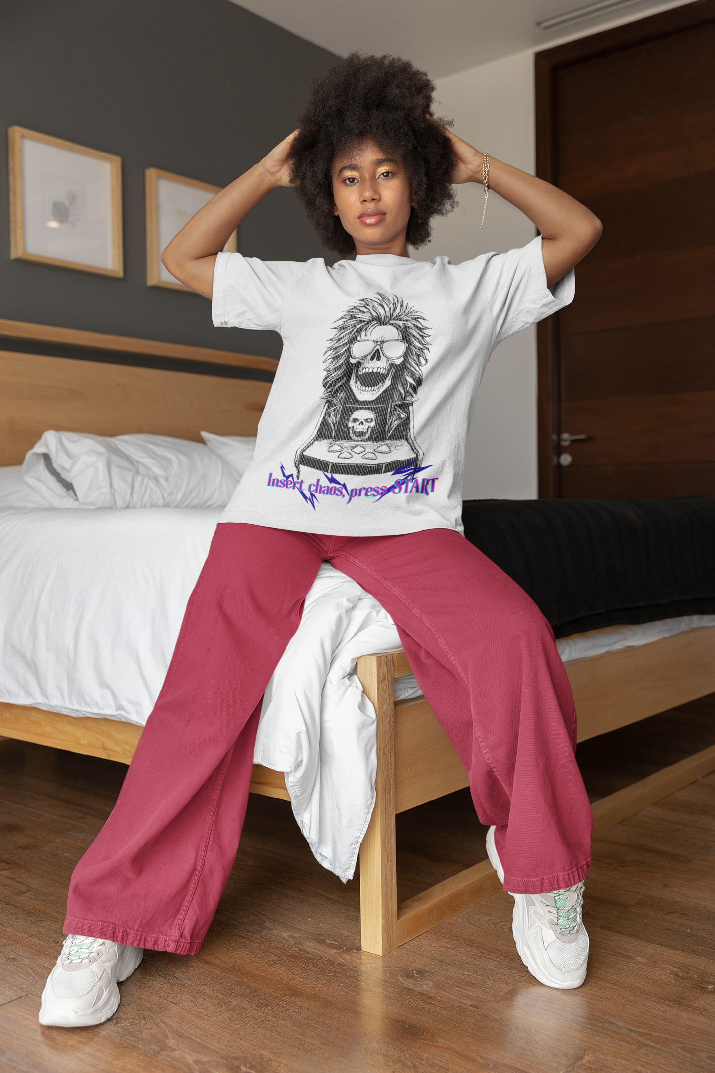 Playera Oversize "Insert Chaos"
