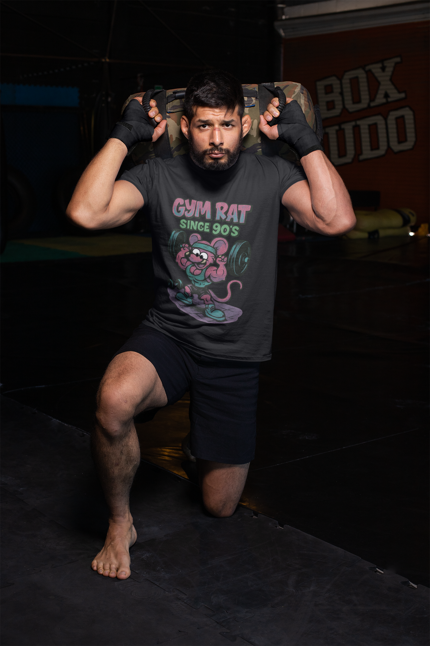 Playera "GYM RAT Since 90's"