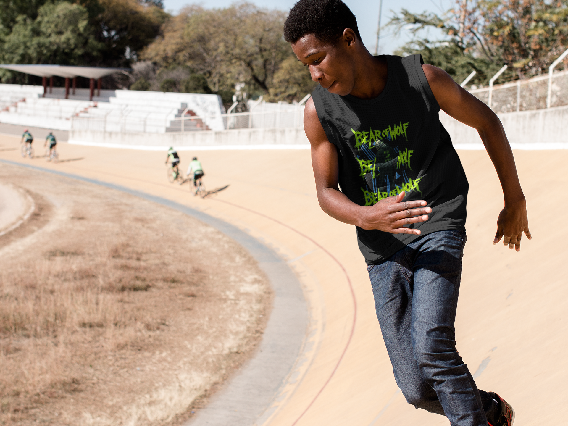 Playera Sin Mangas "URBAN SKULL"
