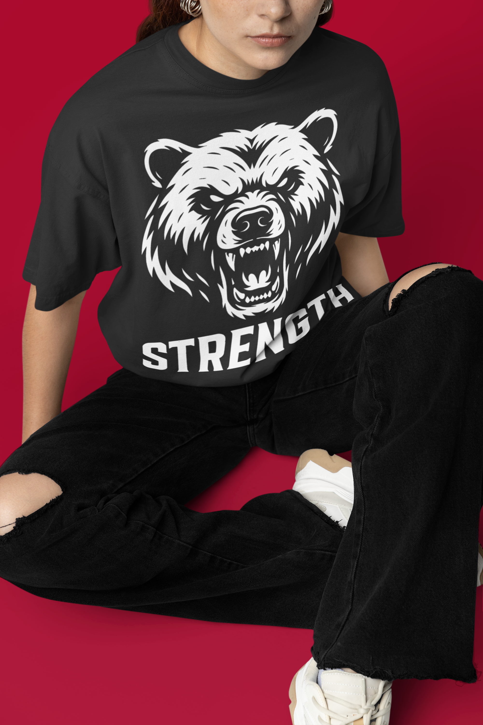 Playera Oversize "STRENGTH"