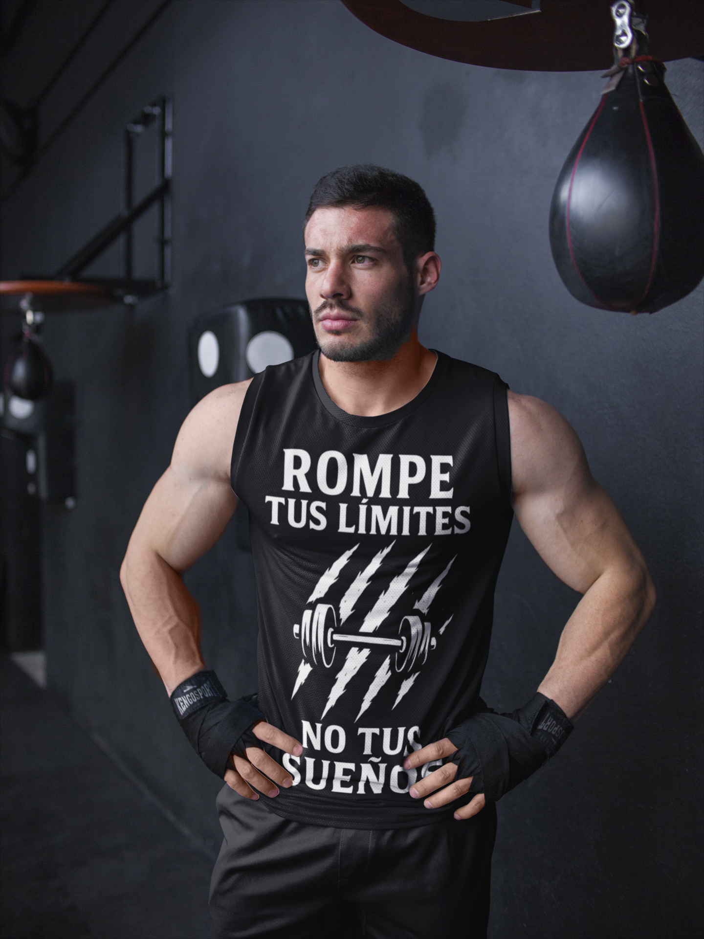 Playera sin mangas "Rompe Tus Límites"