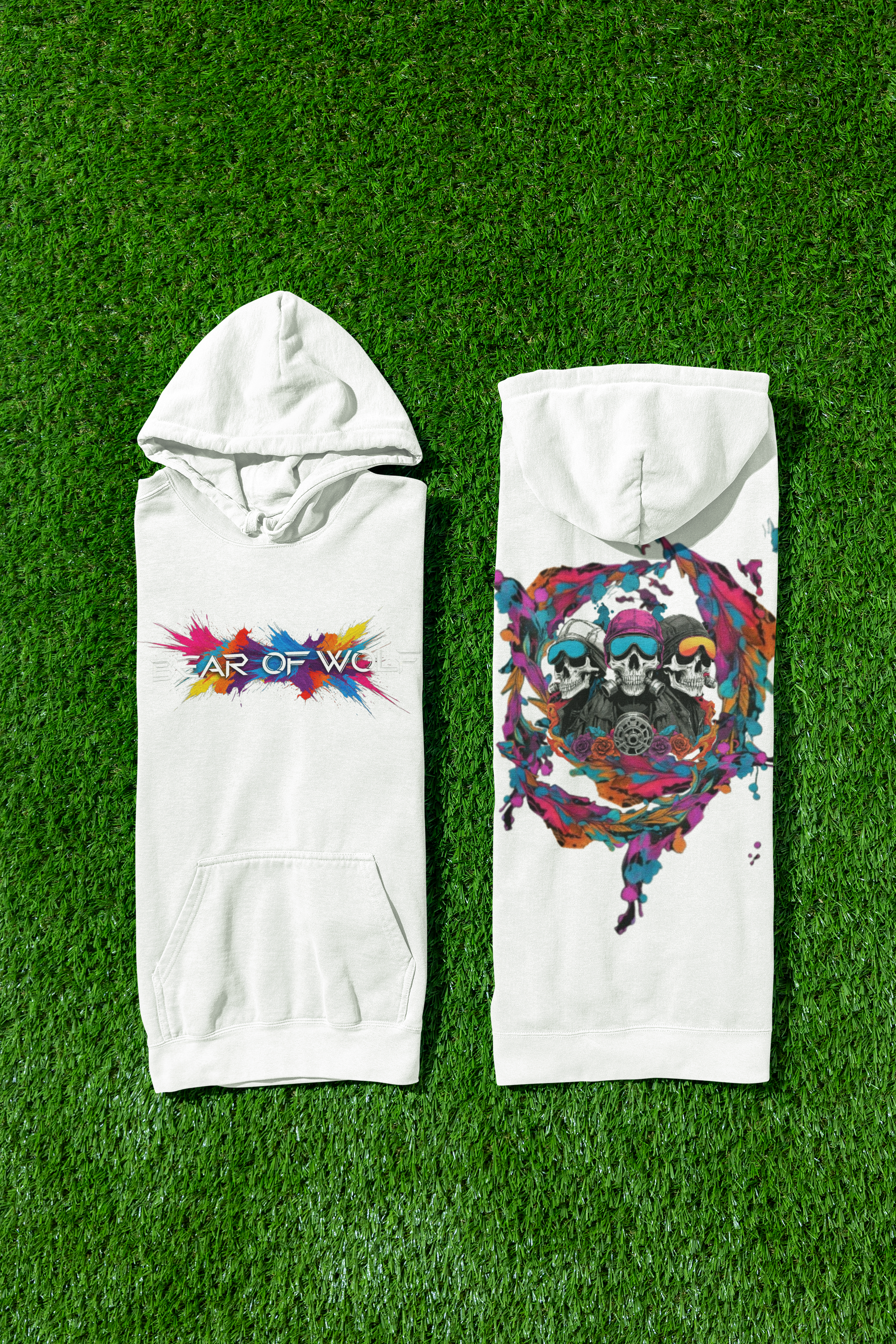 Sudadera con Capucha "SPLASH SKULL CREW"