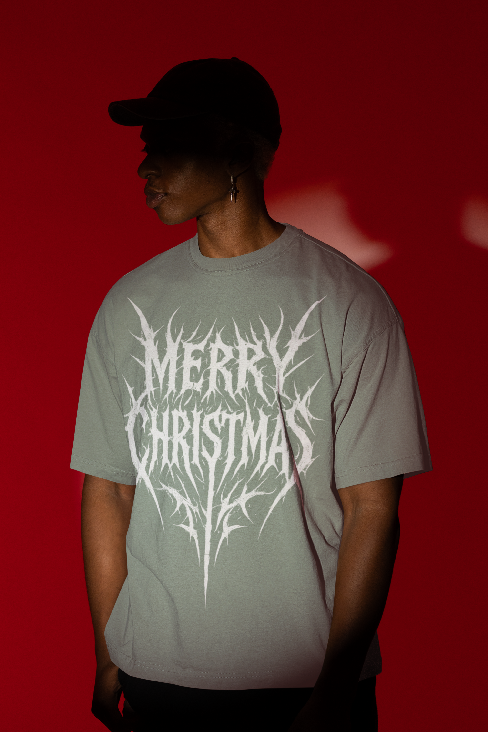 Playera Oversize Merry Christmas
