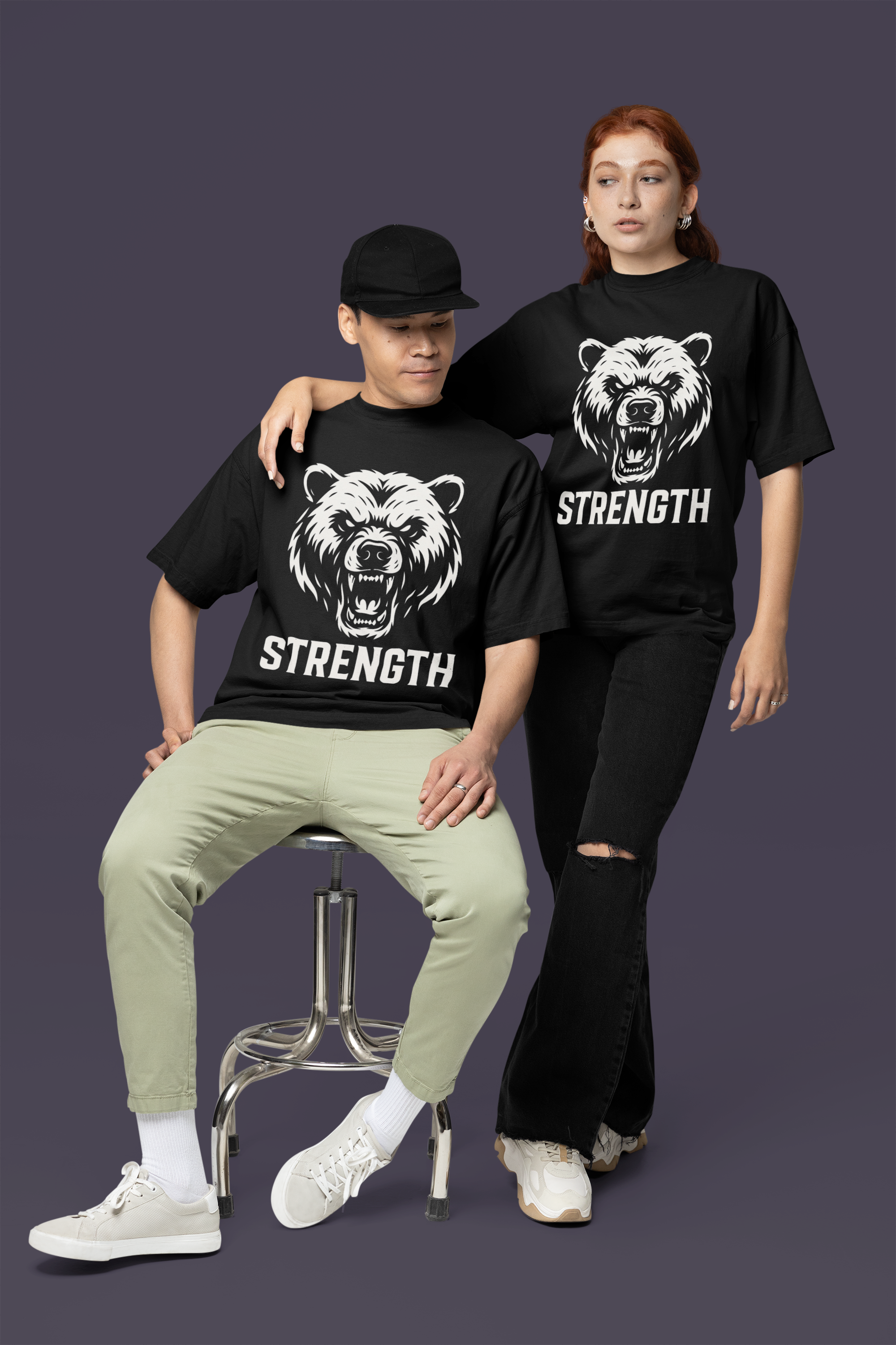 Playera Oversize "STRENGTH"