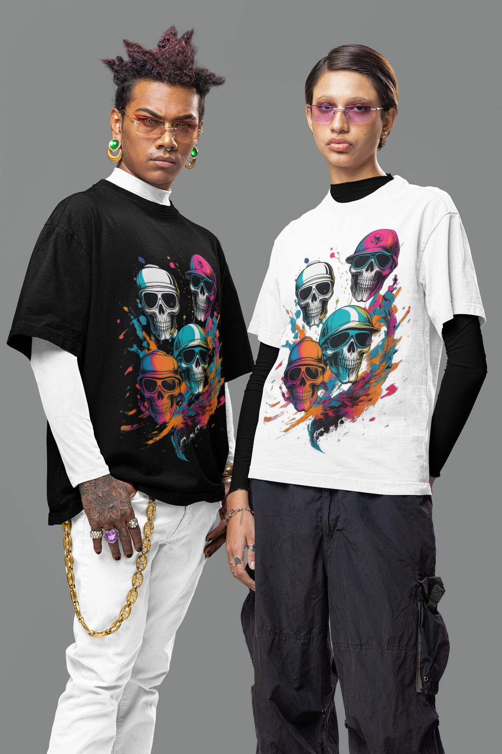 Oversize "Street Skulls"
