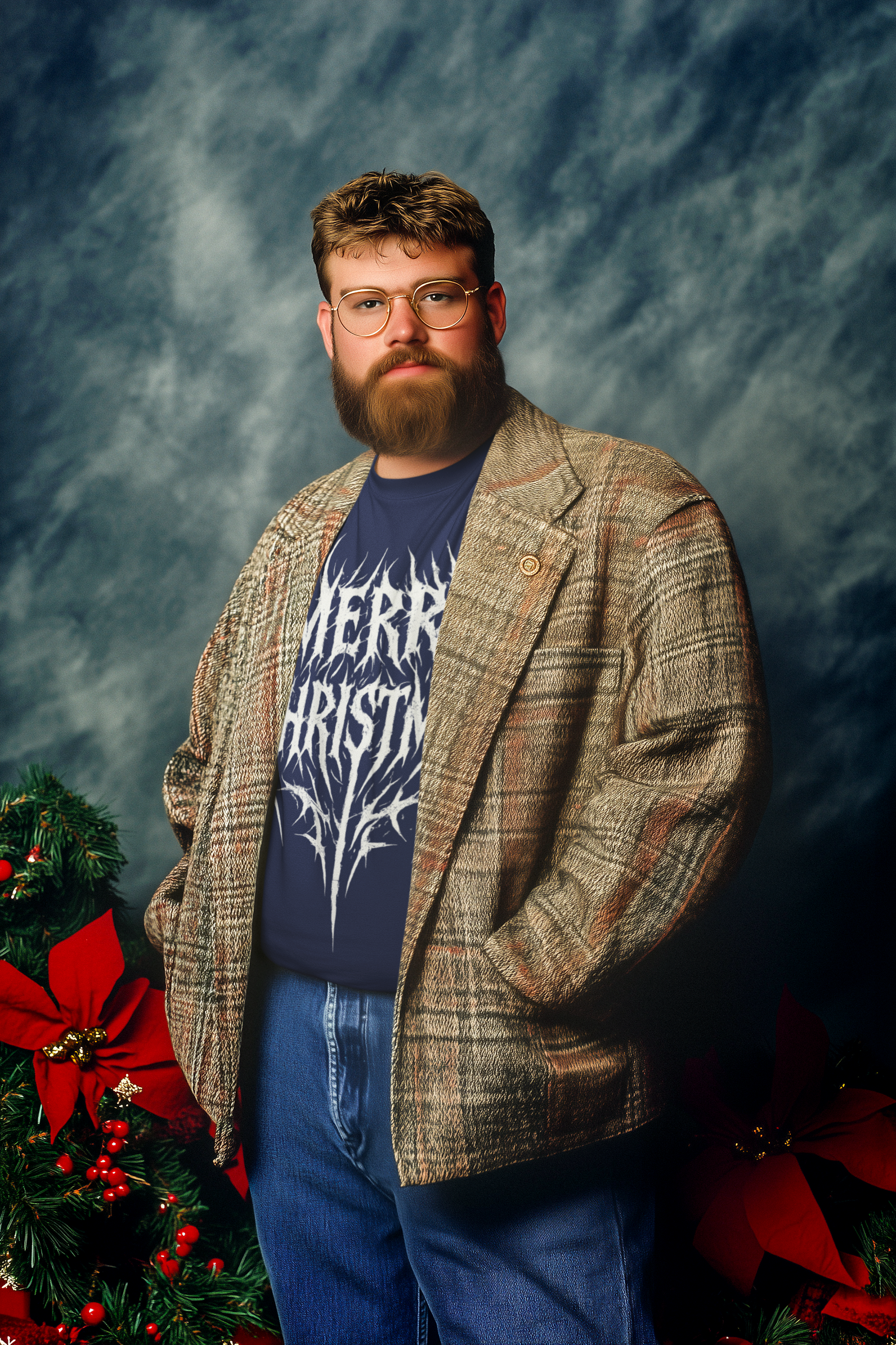 Playera Oversize Merry Christmas