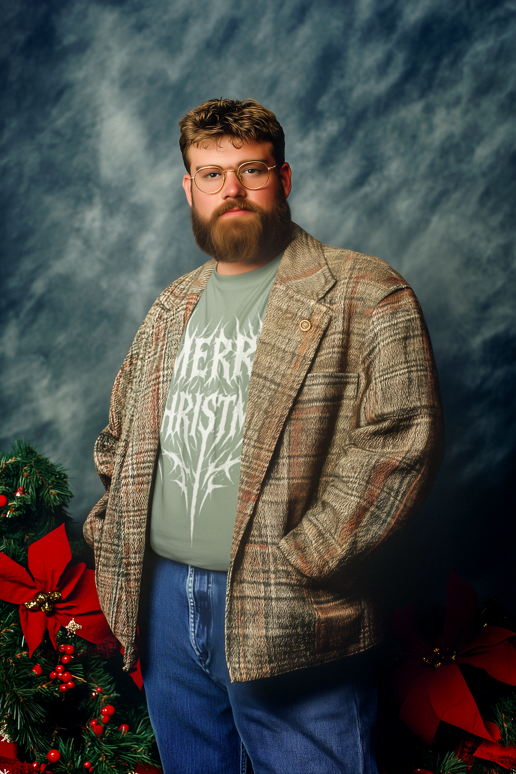 Playera Oversize Merry Christmas