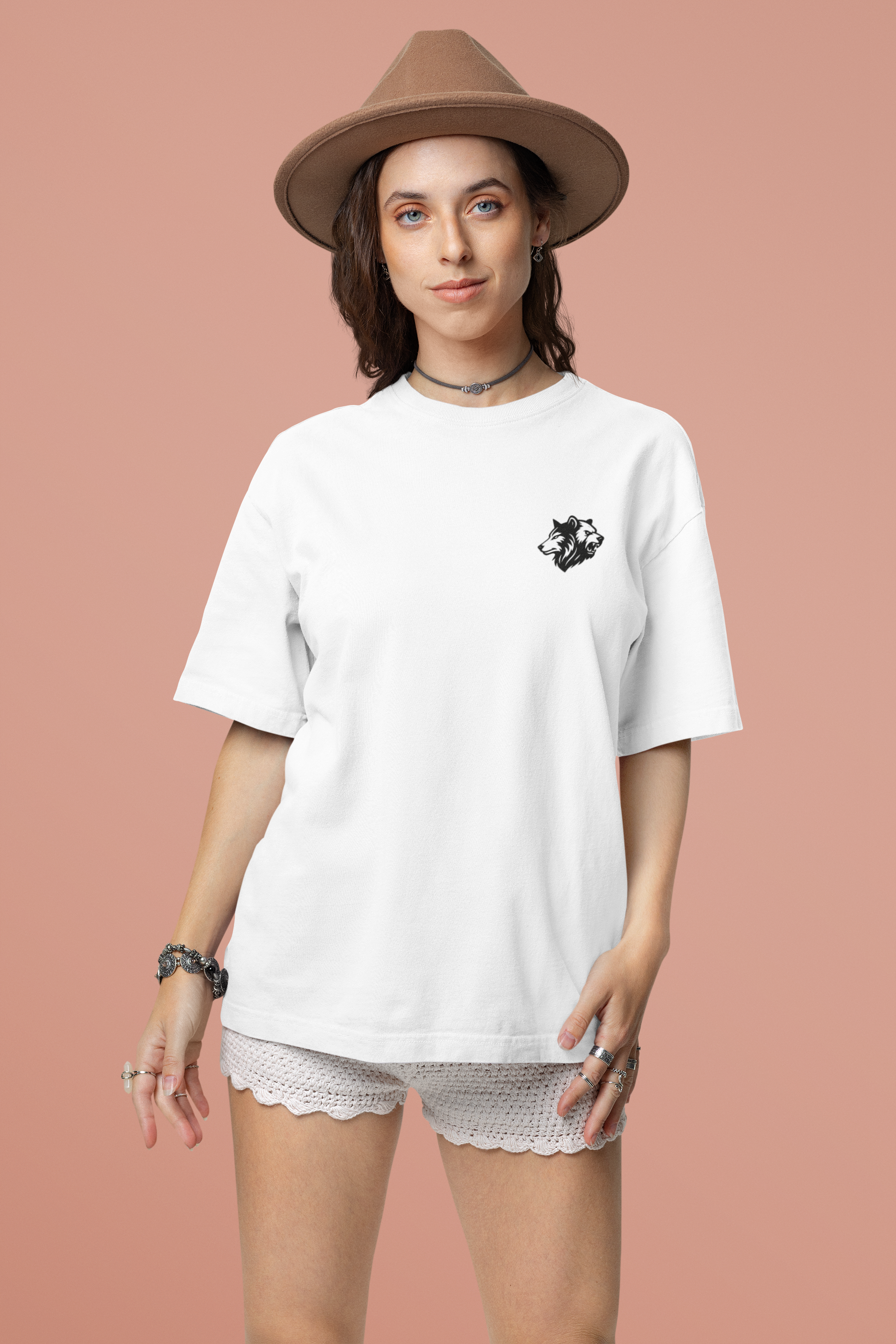 Oversize "YOU ARE BEAR OF WOLF"